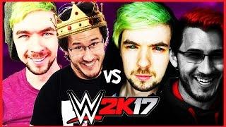 JackSepticEye & Markiplier vs. Anti Septic Eye & Darkiplier  | WWE 2K17 | QTR Final [s3e10]