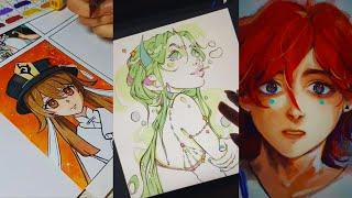 ️Art drawing  tiktok compilations  ~ Anime  #219