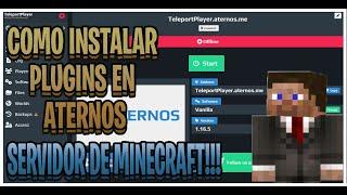 ️ Como instalar plugins en tu servidor de Minecraft!!! ATERNOS ️