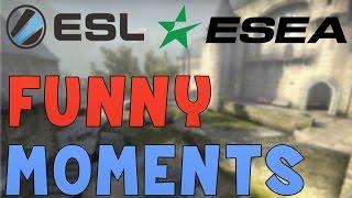 CS:GO - Funny "ESL ESEA League " Moments! (PoV&More!)