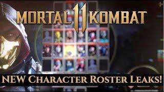 MK11 FULL BASE ROSTER REVEALED! HUGE MORTAL KOMBAT 11 LEAKS! [SPOILERS]