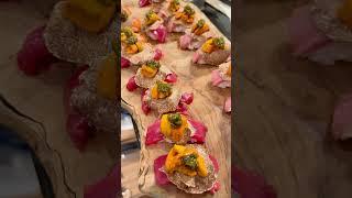 Golden osetra caviar, Hokkaido uni, white truffle, otoro nigiri #sushi #foodie #chefyukei #shorts