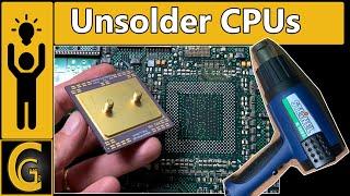 Desoldering a CPU - Huge Alpha Ceramic CPU