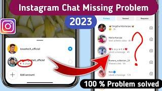 Instagram Chat not Showing Problem 2023