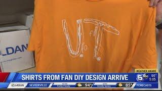 Shirts from fan DIY design arrive at VolShop