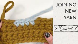 Adding or Joining New Yarn, Single Crochet | Easy Tutorial for Beginners