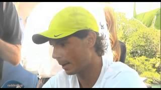 Rafael Nadal interview Miami Open 24/03/15  /SPORTPORTAL reportage