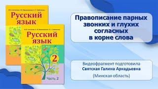 Тема 20. Правописание парных звонких и глухих согласных в корне слова