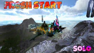 Ark Mobile PvX - Fresh Start Solo || Playing One day on a unofficial Server]