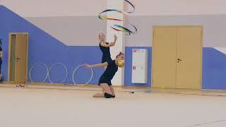 REAL training in rhythmic gymnastics in Russia 2018