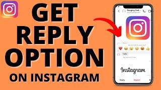 How to Get The Reply Option on Instagram - 2023 - Update Instagram Messenger