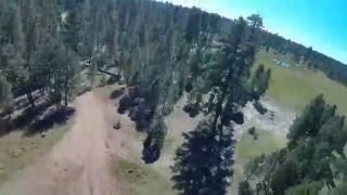 Fatshark Dominator SE DVR Footage - First Acro FPV Flights, and crashes, w/ goggles- Crespo FPV