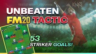 Unbeaten FM20 Tactic \\ 53 Goals for Harry Kane! \\ Best Football Manager Tactics