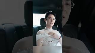 The woman made her fiancé wear a wedding dress to attend the wedding#drama #movie