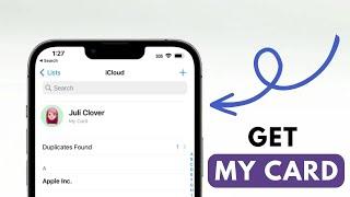 My Card Not Showing in Contacts on iPhone [FIXED]