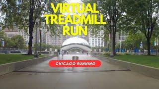 Virtual Treadmill Run | Chicago | Millennium Park | Lakefront Trail