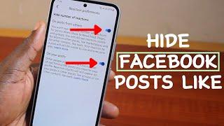 How to Hide Likes on Facebook Posts