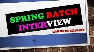 Spring Batch Interview Questions and Answers (Yes, We've Got You Covered!)