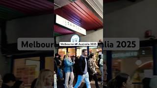Walking in Melbourne Australia 2025, Swanston Street #beautifulcity #citylife