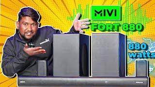 Mivi Fort H880 5.2 Dolby Soundbar With Dual Subwoofer | Unboxing Review | 880W | ₹15000 | Deep Bass