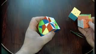 QiYi MoFangGe Stars cube как собрать, часть 2