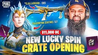 Skadiwynn Sentinel Set & Gjallarhorn DBS Skin Lucky Spin  PUBG Mobile Crate Opening