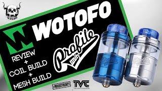 WOTOFO Profile Unity RTA Review + COIL BUILD + MESH BUILD