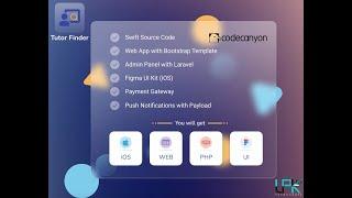 Tutor Finder - iOS And Web App With Admin Panel