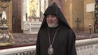 Feast of Ascension at the Holy Transfiguration Armenian Church in Moscow