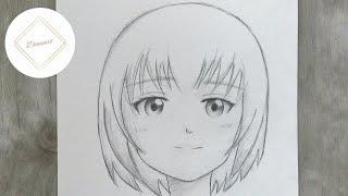 Anime Drawing Tutorial || VERY EASY!! || Dina Art