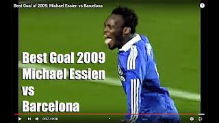 Best Goal 2009: Michael Essien vs Barcelona