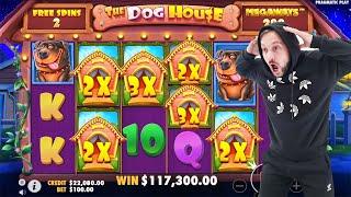 The Dog House Megaways  (World Record HUGE WIN) Insane Bonus Buy Free Spins Online Casino Slot