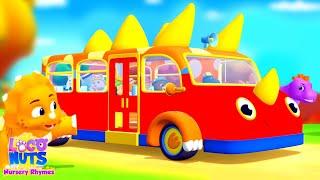 Wheels On The Bus Dino Safari, Vehicle Rhymes And Kids Songs