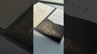 Foiling Invitations #playgroundai #diyinvitation #diybride #diywedding #cricutfoiling