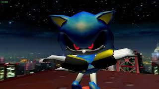 [Dual TAS] Sonic vs Metal Sonic Radical Highway - Sonic Adventure 2 Battle