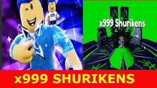 * X999 SHURIKEN *  [HACK3R CODE ISLAND] Shuriken Tapping ROBLOX