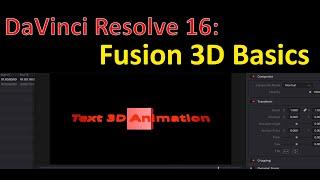 DaVinci Resolve 16: Fusion 3D Basics