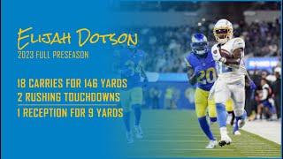 Elijah Dotson Full Preseason Highlights | Every Run and Target in 2023 | Fantasy Football Film