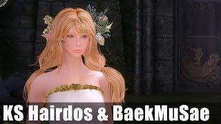 Skyrim Mod Showcase:  KS Hairdos & BaekMuSae HDT physics