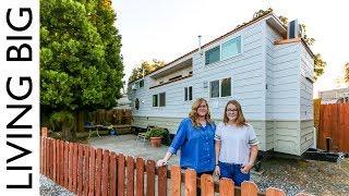 Solo Mother With Teenage Daughter Builds Amazing Tiny House