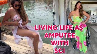 Amputee lady | adaptive wheelchair life: as amputee with sci