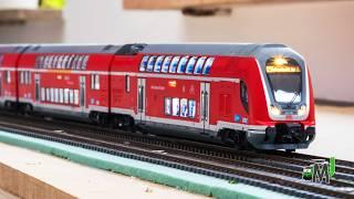 Erste Zugfahrten auf der neuen H0 Modelleisenbahn