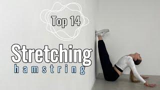 How to stretch the hamstrings? | Как растянуть подкаленные связки? Топ 14 упражнений для складки!