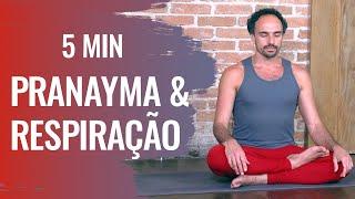 5 minutos de Pranayama | Exercícios de RESPIRAÇÃO do YOGA