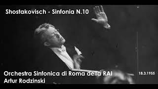 Shostakovich - Symphony No.10 (RAI Roma - Rodzinski)