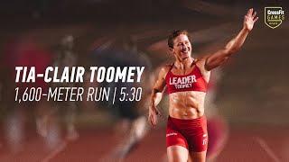 Tia-Clair Toomey Runs 1,600-meters in 5:30