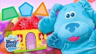 Blue's Shape Game #3! w/ Blue, Josh, & Rainbow Puppy | Blue's Clue's & You!