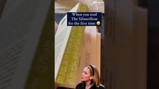 Reading The Silmarillion for the first time  #TheSilmarillion |#Shorts #tolkienfan