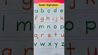 Small letters for kids from a-z in English #preschoollearningforkids #learning #smallalphabets #kids