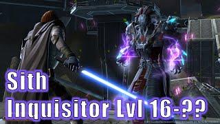 Star Wars the Old Republic Inquisitor gameplay. Part 3 level 16 to ??